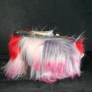 Ugg patchwork fur purse